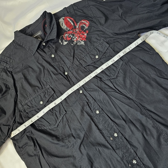 INC Men's Rockabilly Button Up 🖤 - Picture 3 of 6